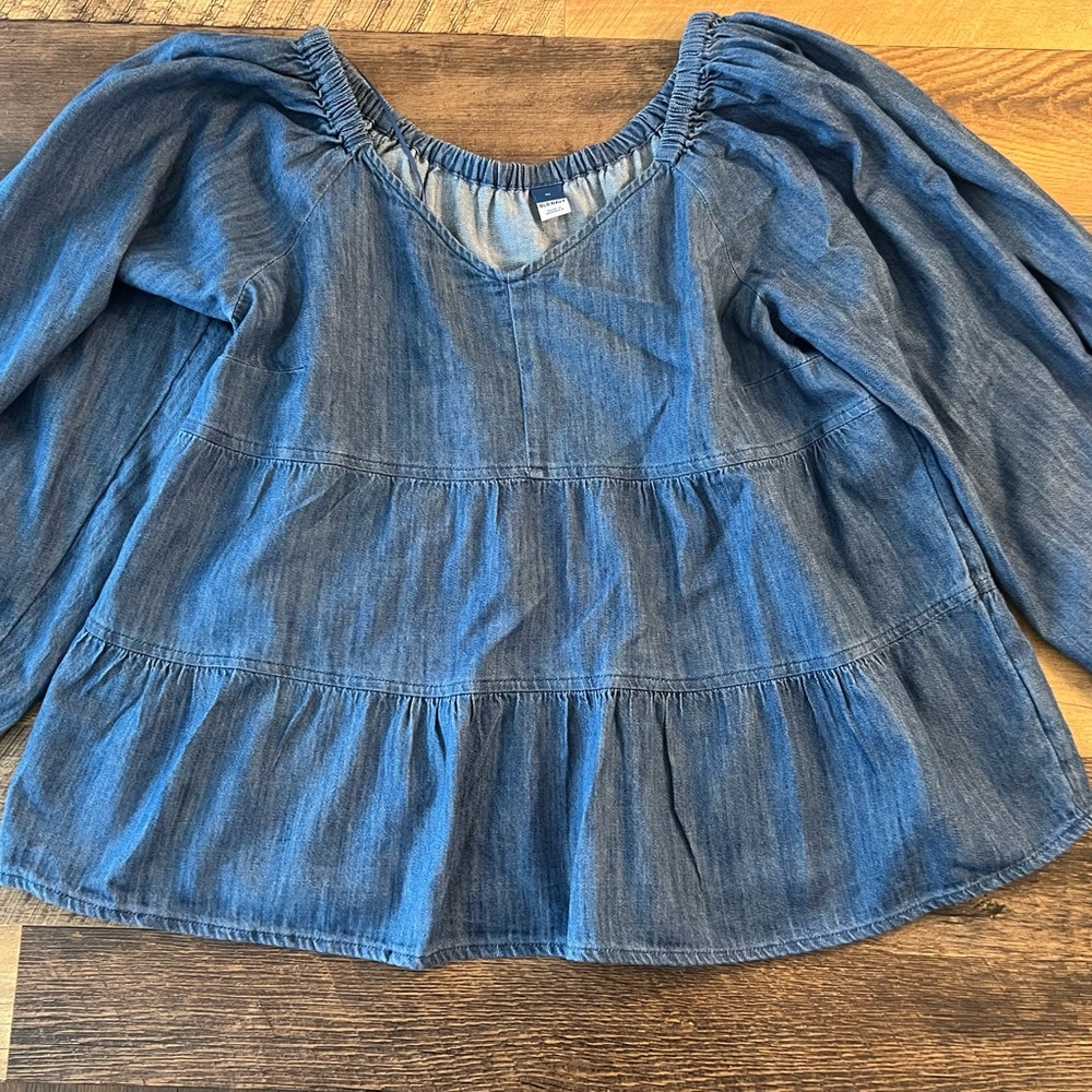 Denim Blouse From Old Navy